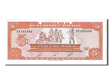 Banknote, Haiti, 5 Gourdes, 1989, KM:255a, UNC(65-70)