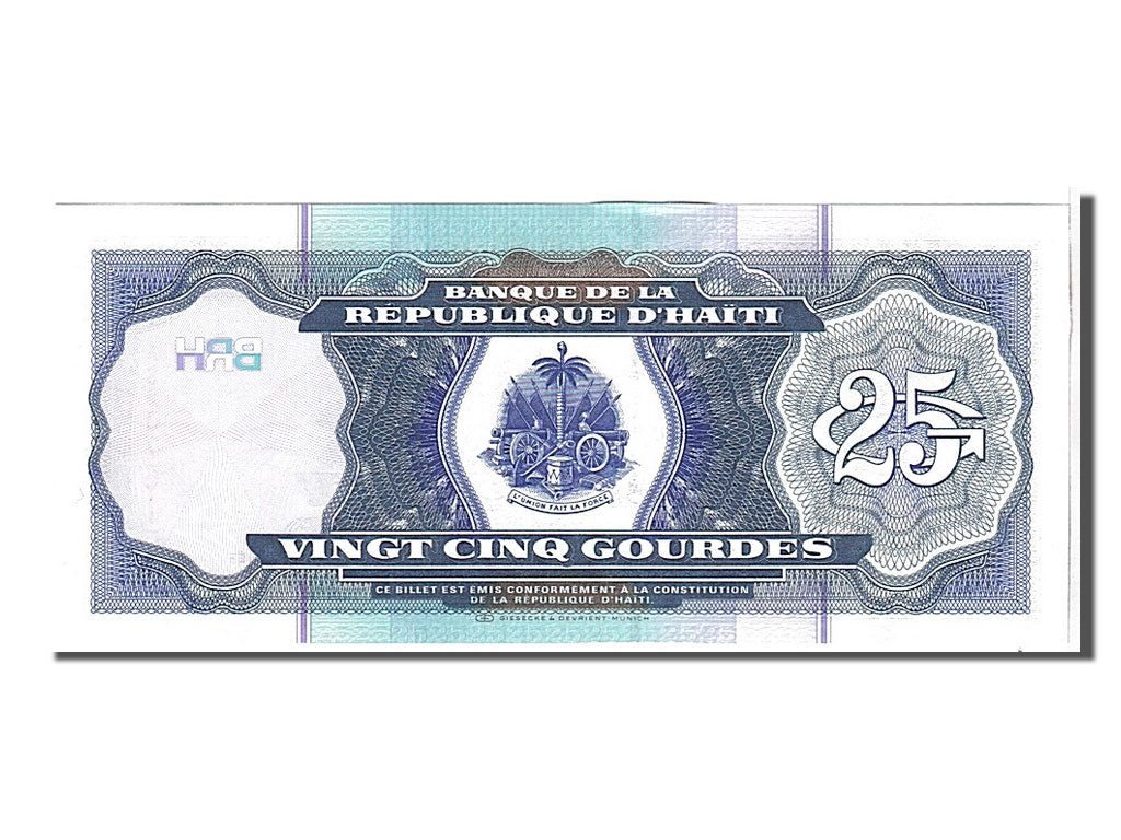 Billete, 25 Gourdes, 2000, Haití, KM:266a, UNC