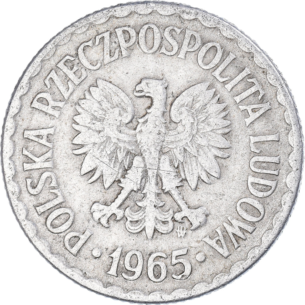 Moneda, Polonia, Zloty, 1965