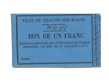 Banconote, FDS, 1 Franc, 1870, Francia