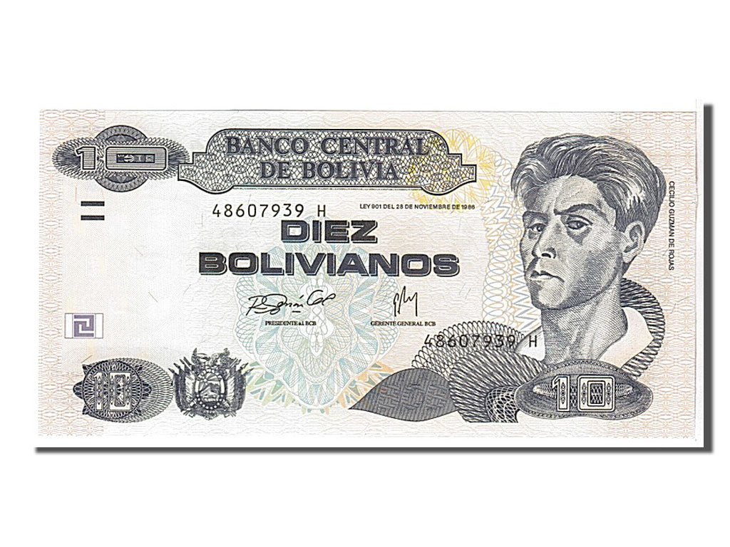 Bolivia, 10 Bolivianos, 2005, KM #228, UNC(65-70), 48607939H