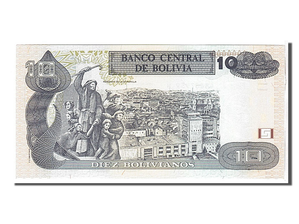 Bolivia, 10 Bolivianos, 2005, KM #228, UNC(65-70), 48607939H