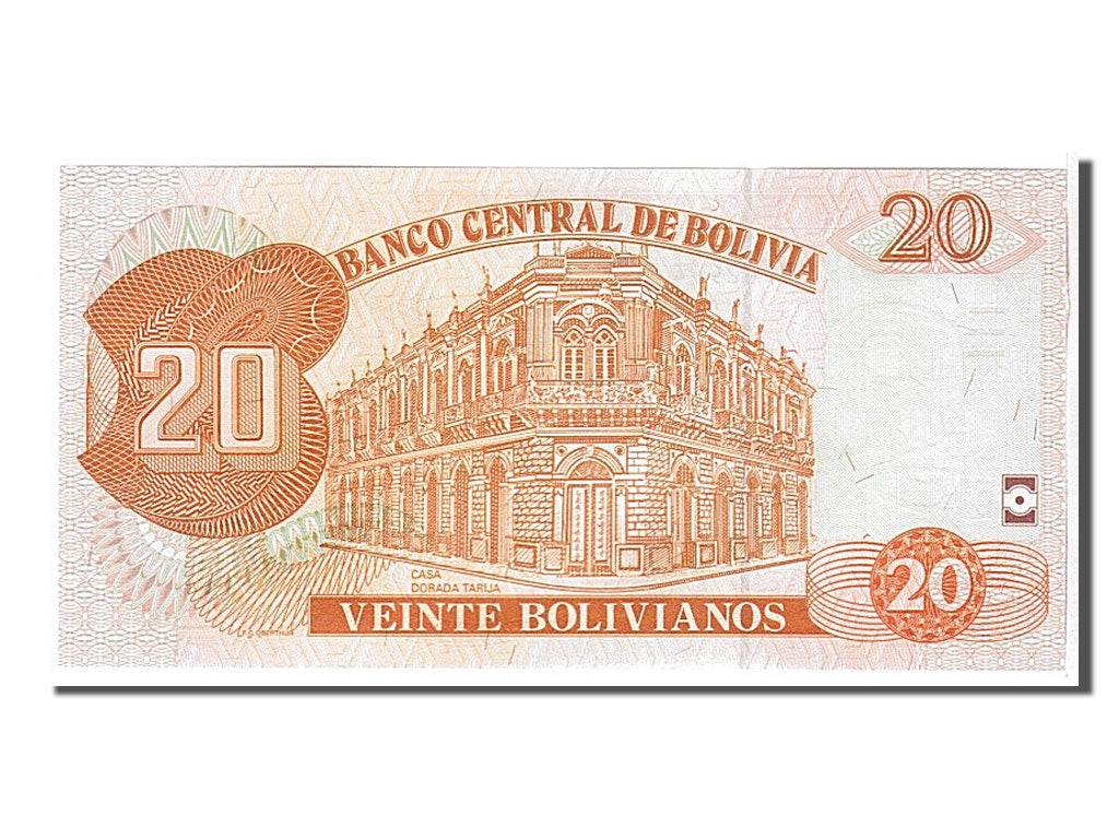 Bolivia, 20 Bolivianos, 2005, KM #219, UNC(65-70), 501429994H