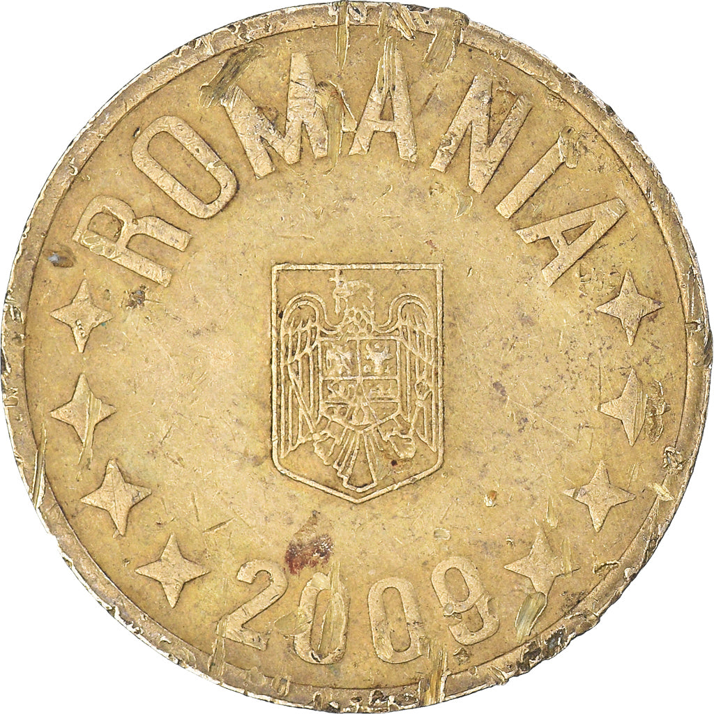 Moneda, Rumanía, 50 Bani, 2009