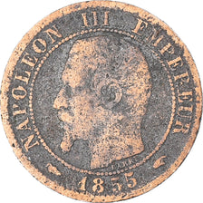 Moneda, Francia, Centime, 1855