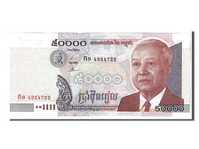 Banknot, Kambodża, 50,000 Riels, 2001, UNC(65-70)