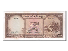 Cambodia, 20 Riels, 1972, KM #5d, UNC(65-70), 209576