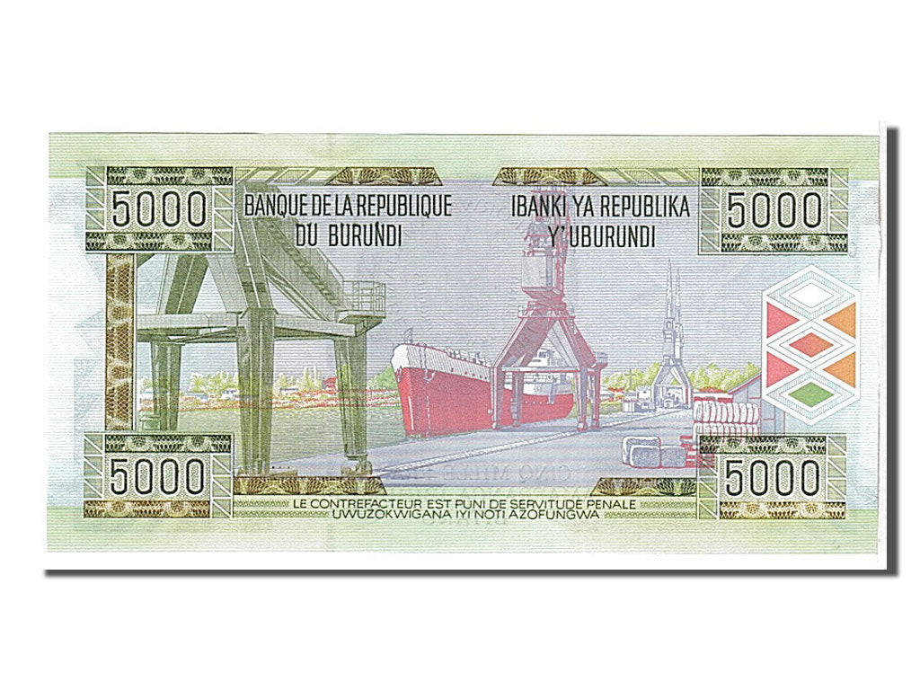 Burundi, 5000 Francs, 2008, KM #48, UNC(65-70), AL287077