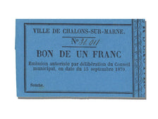 Billet, France, 1 Franc, 1870, NEUF
