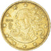 Włochy, 10 Euro Cent, 2002, Nordic gold, EF(40-45)
