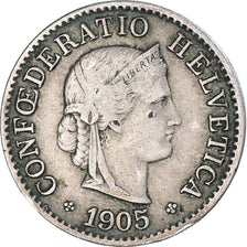 Münze, Schweiz, 5 Rappen, 1905