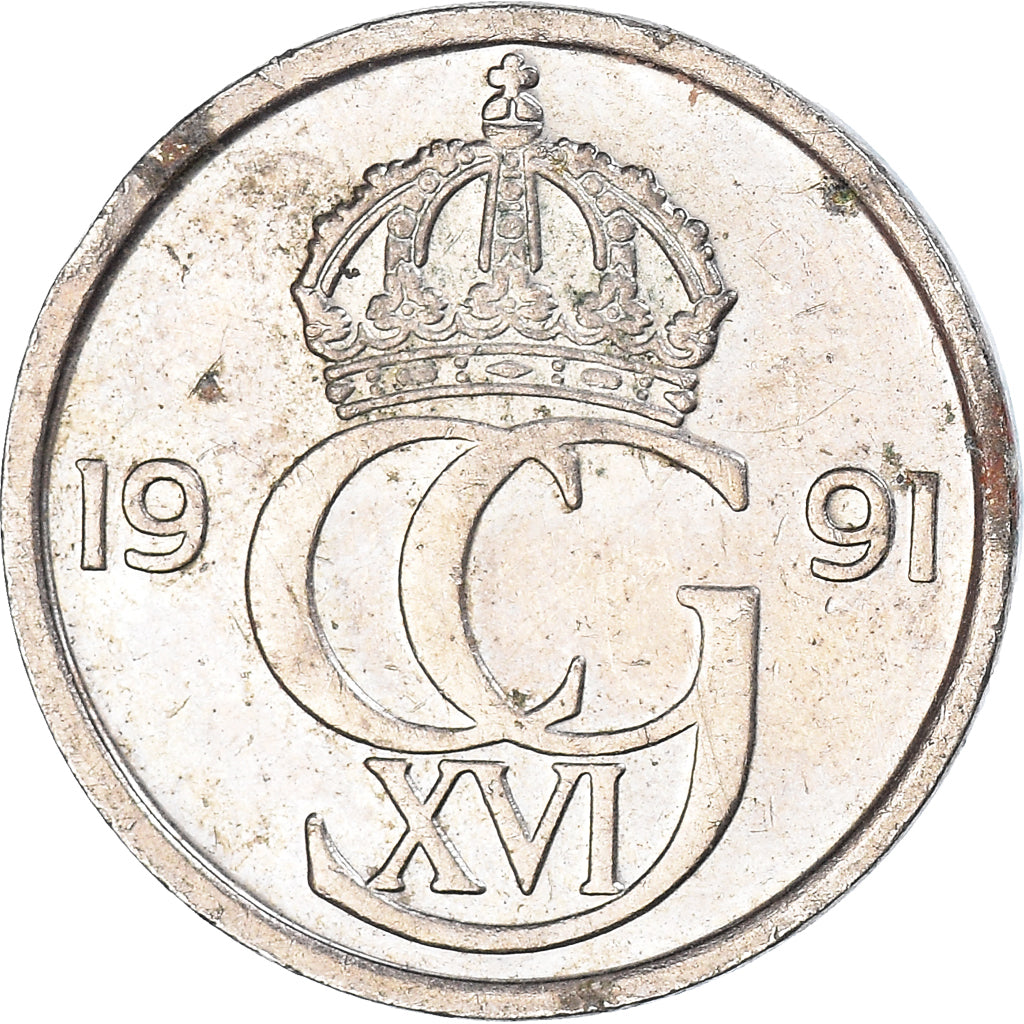 Coin, Sweden, 50 Öre, 1991