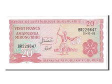 Burundi, 20 Francs, 1989, KM #27b, UNC(65-70), BR229647