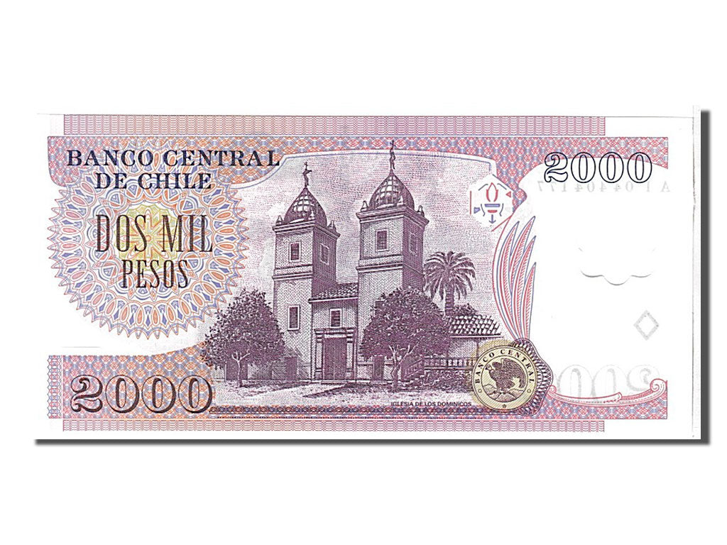 Billete, 2000 Pesos, 2004, Chile, KM:160a, UNC