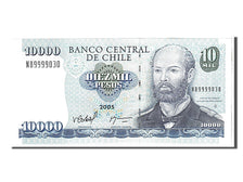 Billete, 10,000 Pesos, 2005, Chile, KM:157c, UNC