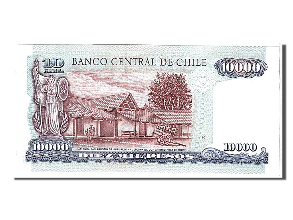 Billete, 10,000 Pesos, 2005, Chile, KM:157c, UNC
