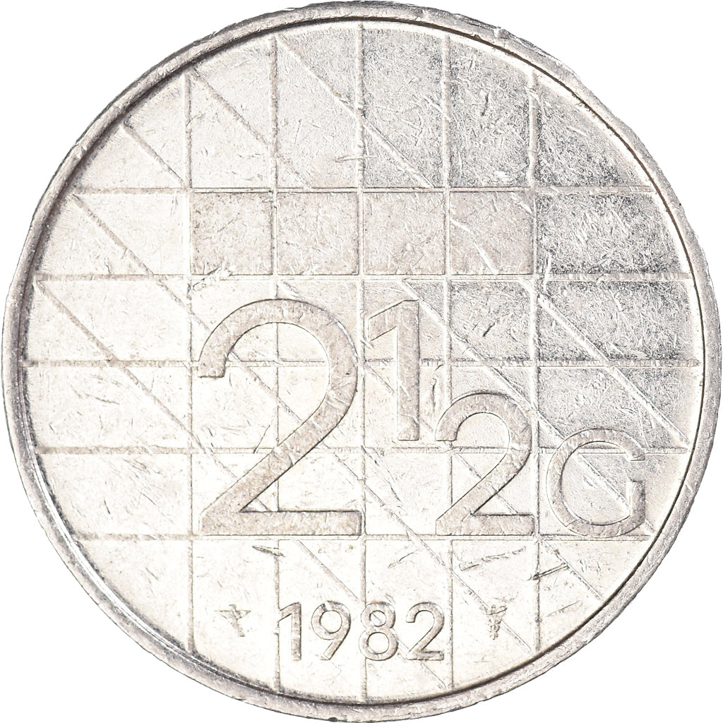 Munten, Nederland, 2-1/2 Gulden, 1982