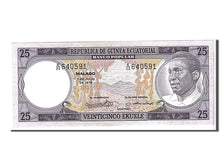 Billete, 25 Ekuele, 1975, Guinea Ecuatorial, KM:9, UNC