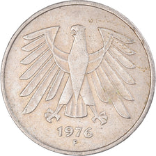 Moneda, Alemania, 5 Mark, 1976