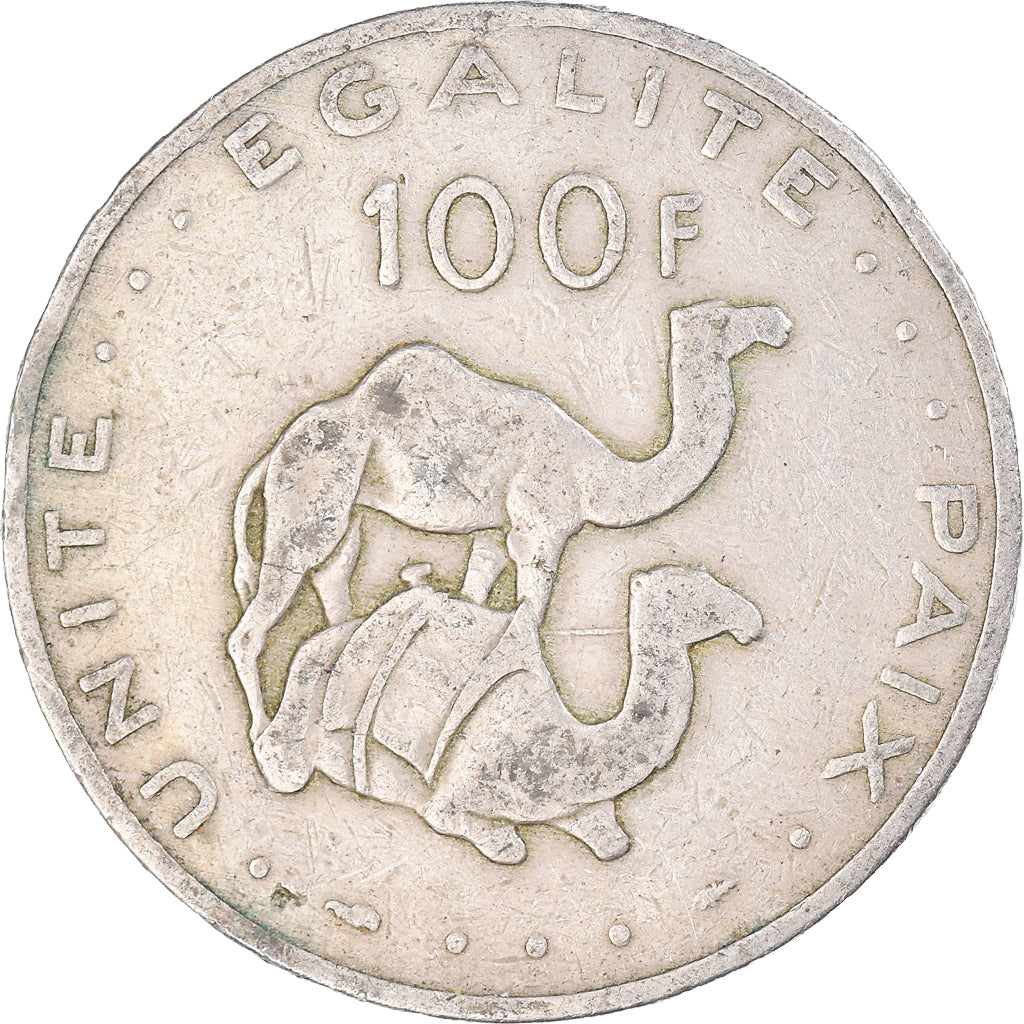 Moneta, Gibuti, 100 Francs, 1977