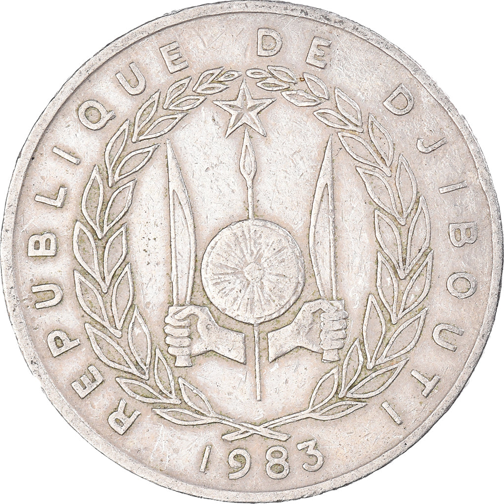 Münze, Dschibuti, 50 Francs, 1983