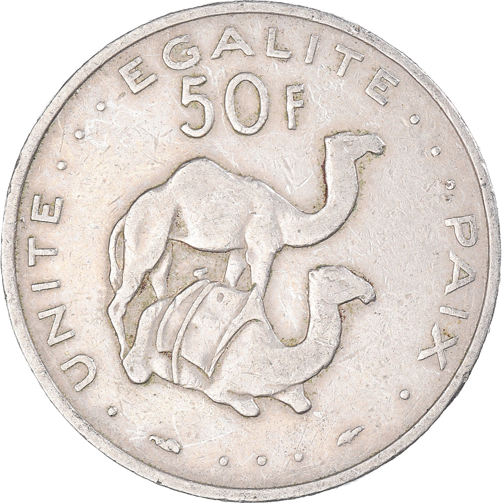 Münze, Dschibuti, 50 Francs, 1983