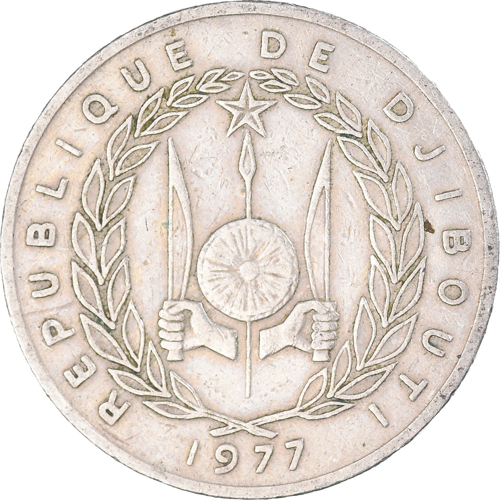 Moneta, Gibuti, 50 Francs, 1977