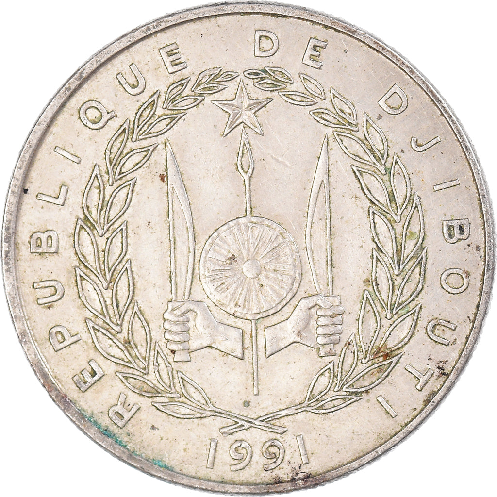 Moneda, Yibuti, 50 Francs, 1991