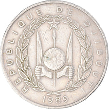 Coin, Djibouti, 50 Francs, 1989