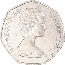Moneda, Gran Bretaña, 50 New Pence, 1981