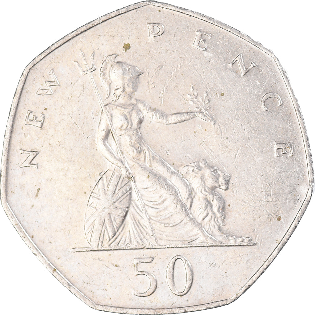 Coin, Great Britain, 50 New Pence, 1981