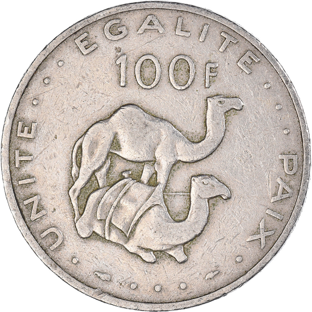 Coin, Djibouti, 100 Francs, 1977
