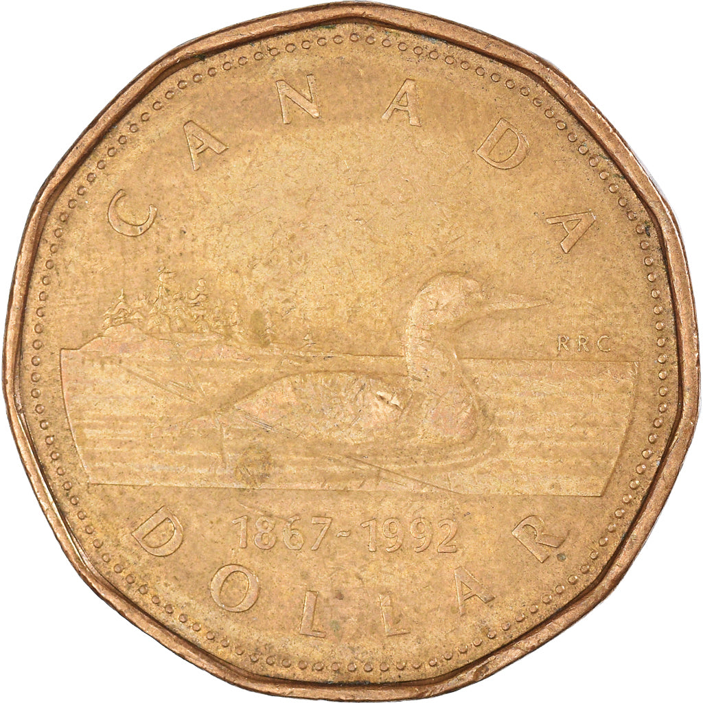 Monnaie, Canada, Dollar, 1992