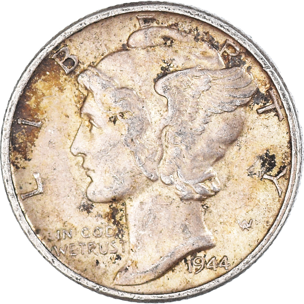 Moneta, USA, Dime, 1944