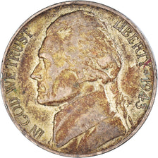 Moneda, Estados Unidos, 5 Cents, 1943