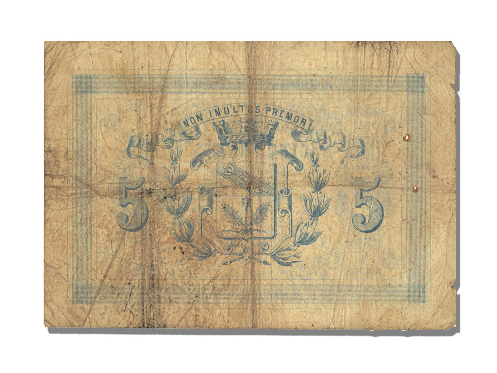 Banknote, 5 Francs, 1871, France, EF(40-45)
