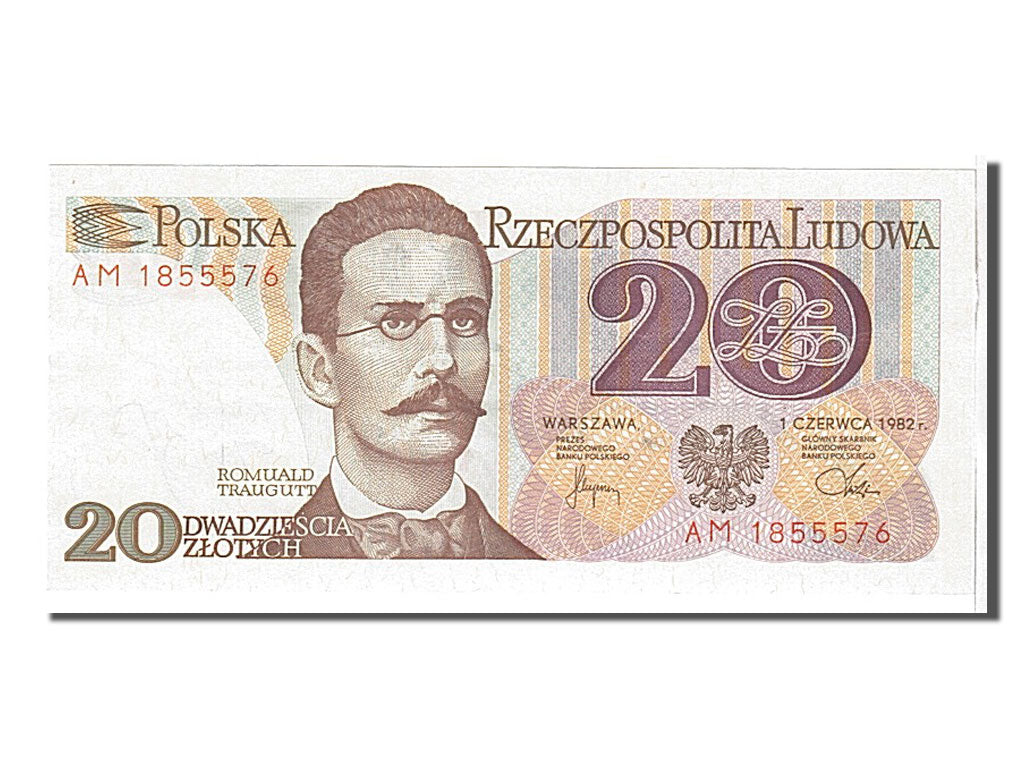Banknote, Poland, 20 Zlotych, 1982, KM:149a, UNC(65-70)