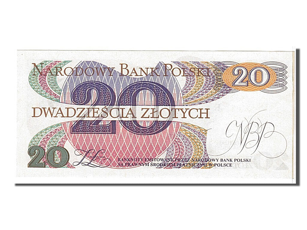 Banknote, Poland, 20 Zlotych, 1982, KM:149a, UNC(65-70)