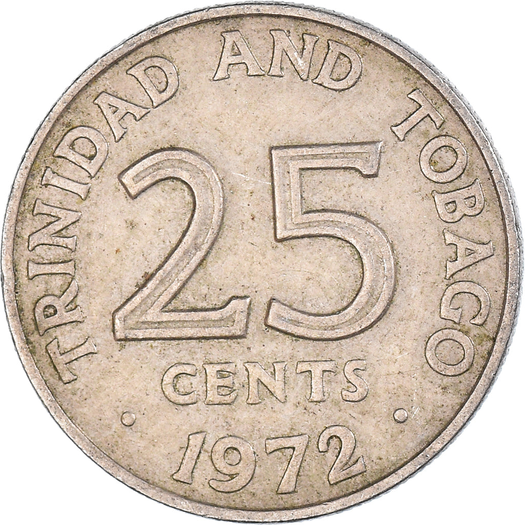 Monnaie, Trinité-et-Tobago, 25 Cents, 1972