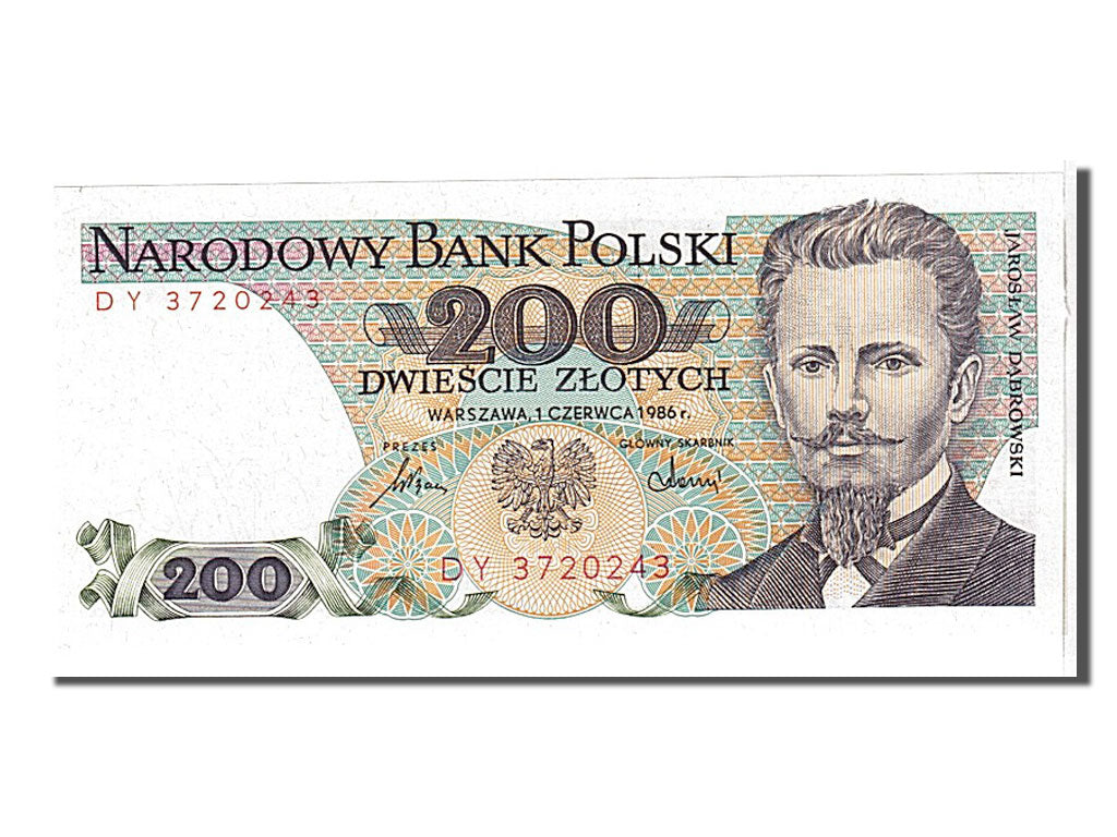Polonia, 200 Zlotych, 1986, KM:144c, FDS