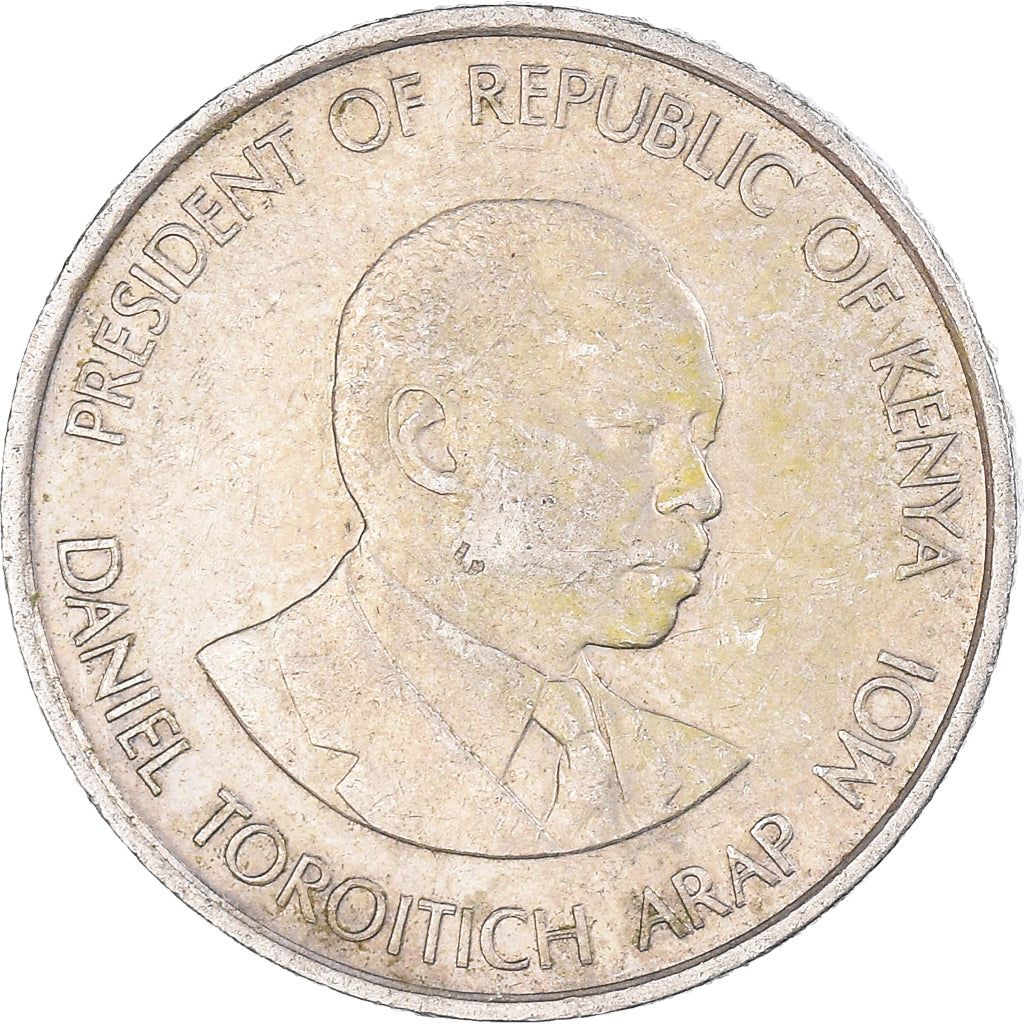Münze, Kenya, 50 Cents, 1989