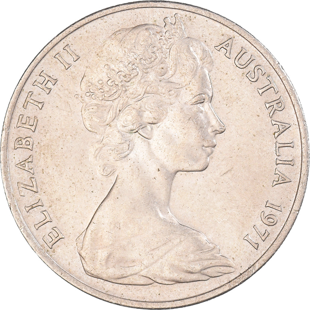 Moneta, Australia, 20 Cents, 1971