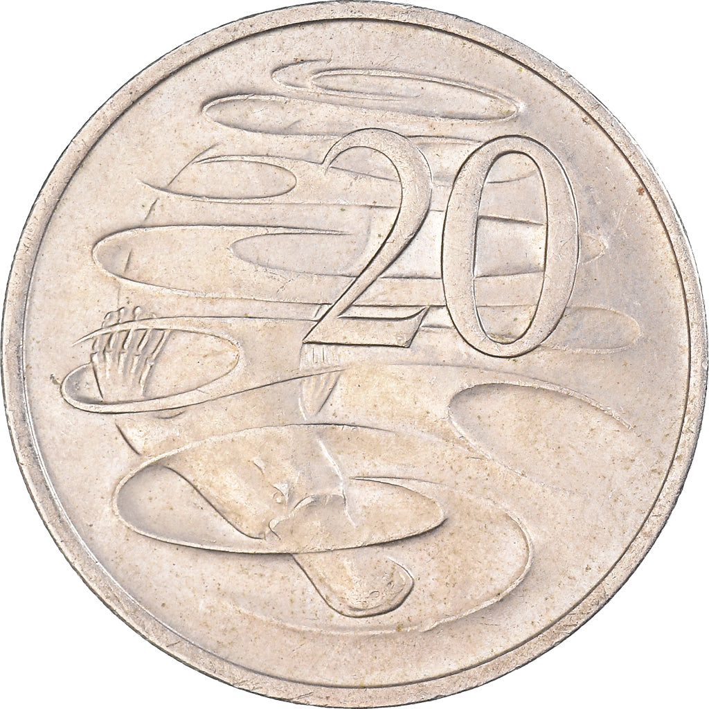 Moneta, Australia, 20 Cents, 1971