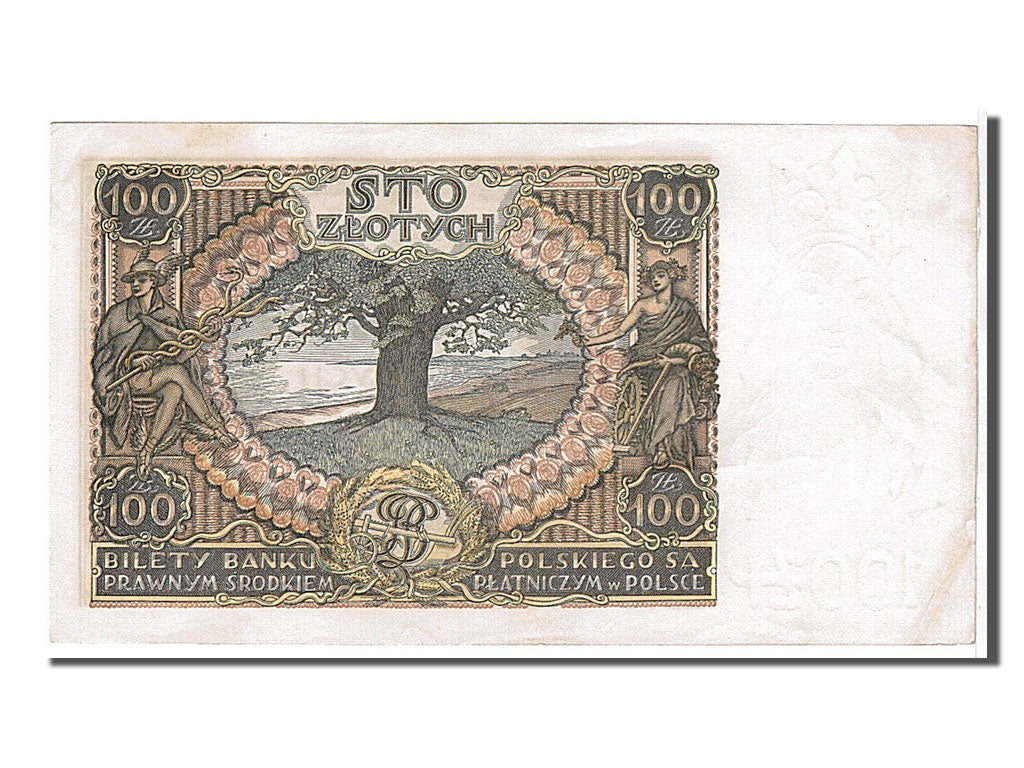 Poland, 100 Zlotych, 1934, KM #75a, EF(40-45), 9258427
