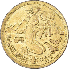 Moneda, Egipto, 10 Milliemes, 1980