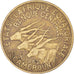 Moneta, Afryka Równikowa, 25 Francs, 1962