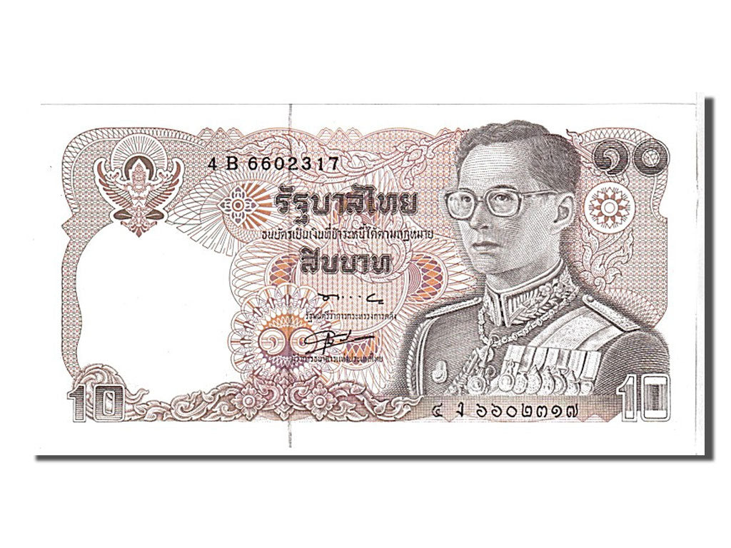 Thailand, 10 Baht, 1980, KM #87, UNC(65-70), 4B6602317