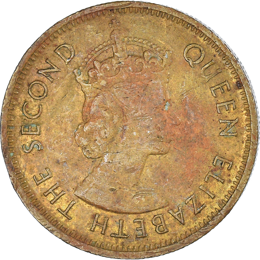 Moneda, Hong Kong, 10 Cents, 1975