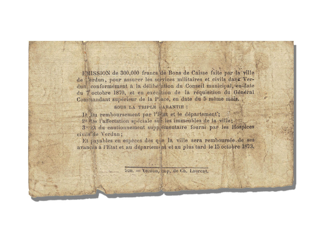Banknote, 1 Franc, 1870, France, VF(20-25)