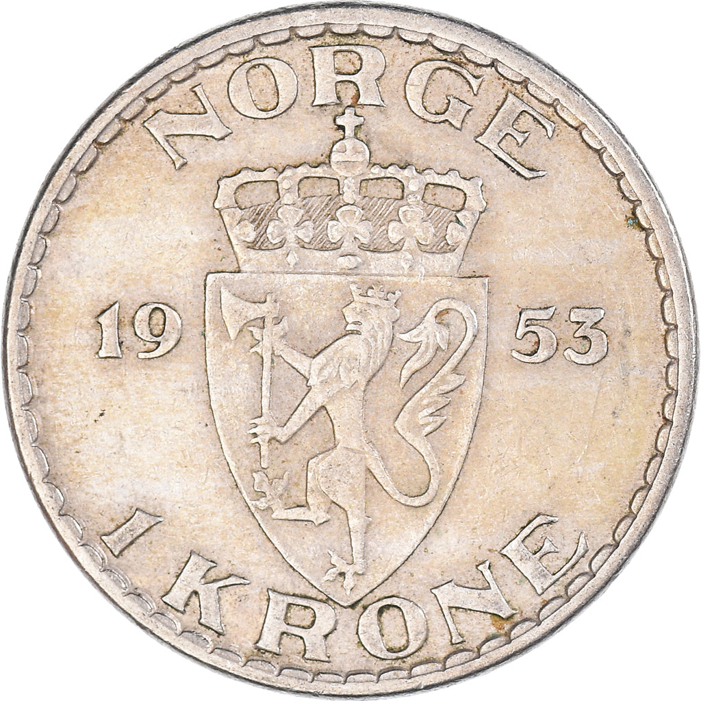 Münze, Norwegen, Krone, 1953